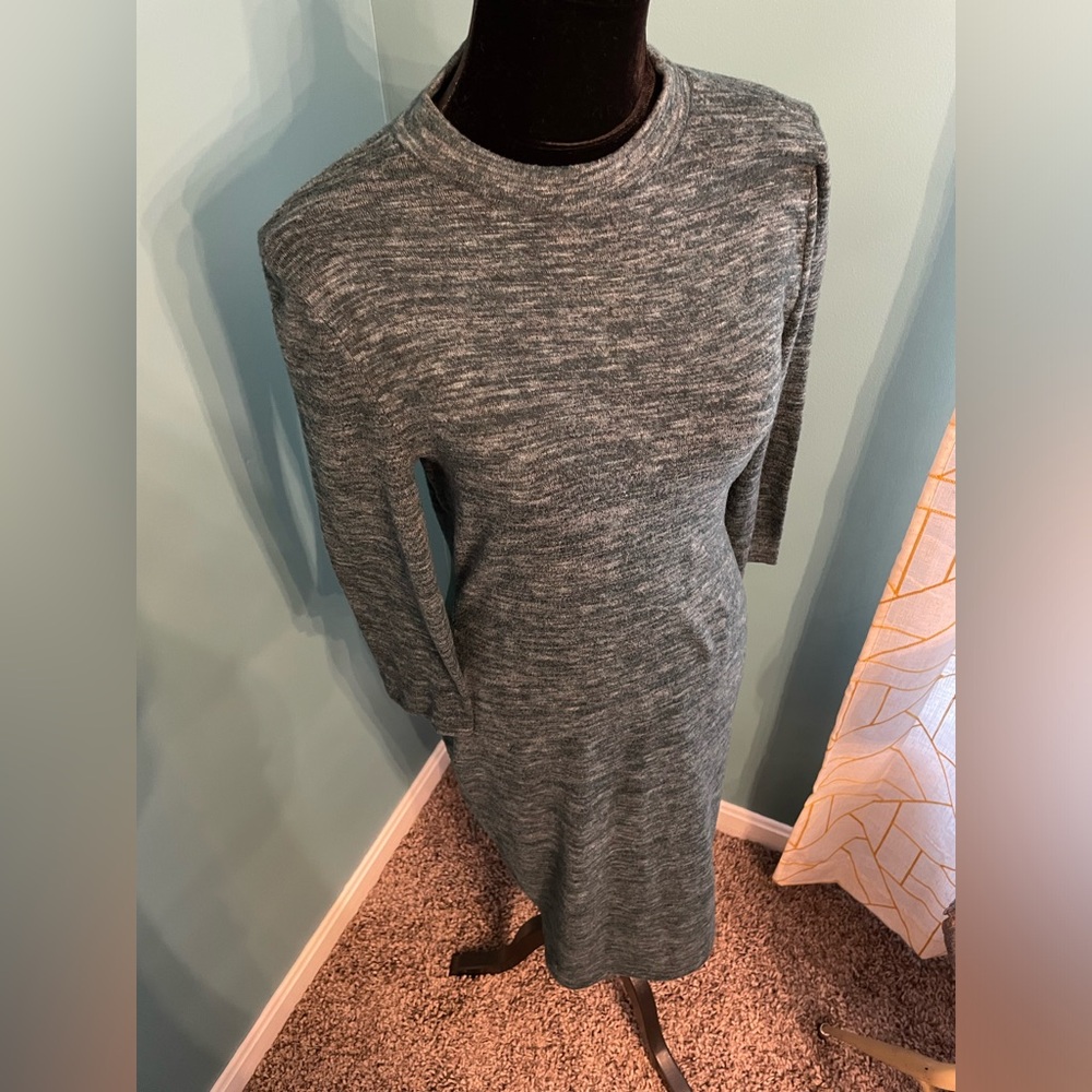 Lulu’s Forest Green Bodycon Lightweight Sweater Dress Size L